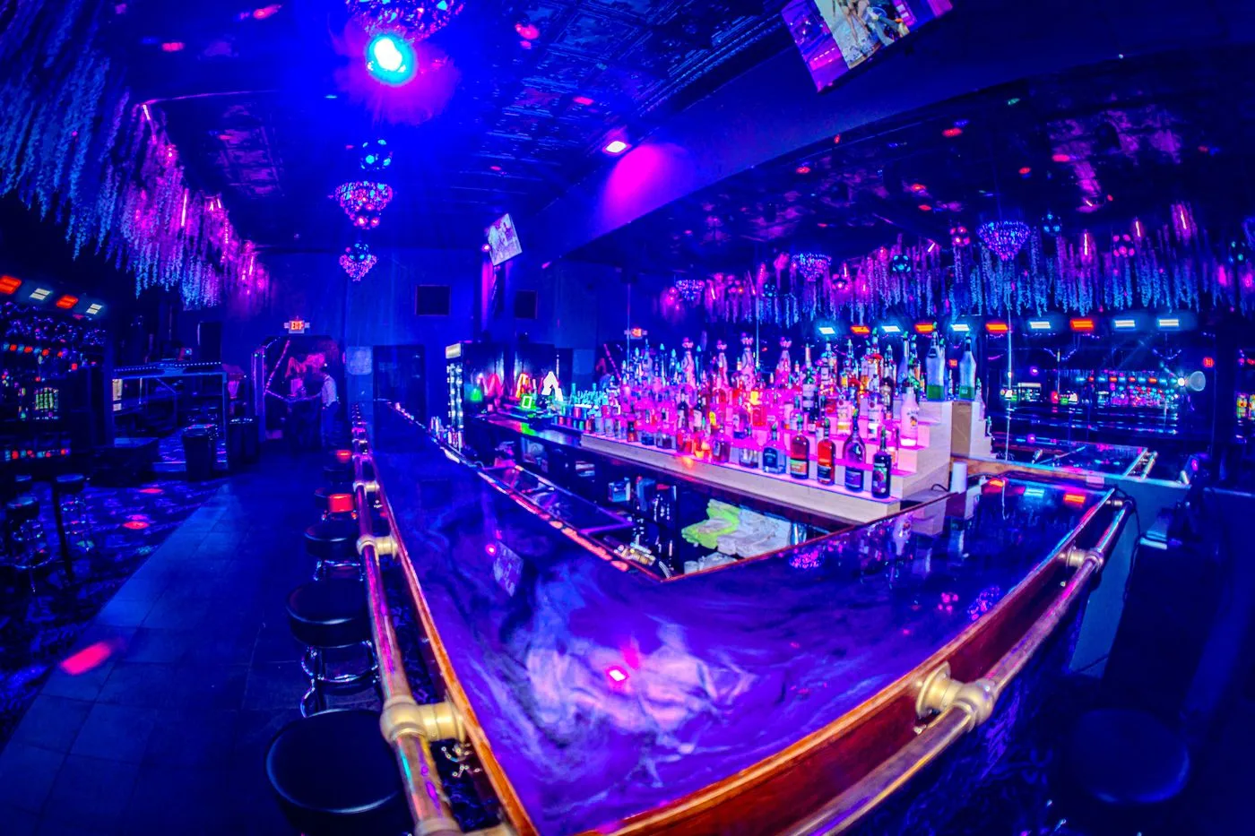 behind the bar — Lux Views venue photograph